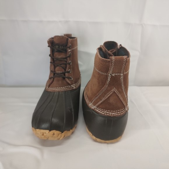 SOLD! Red Head Mens Size 10 Duck Boots Thinsulate 200 G Insulated Brown Flannel - Picture 2 of 6